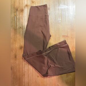 Girlfriend Collective - Compressive Flare Legging Pants Stretch Size XL - Earth